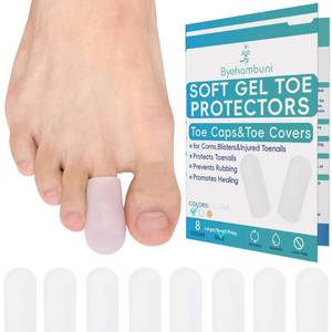 lot 18488 image: Silicone Toe Protectors, 8 Pack