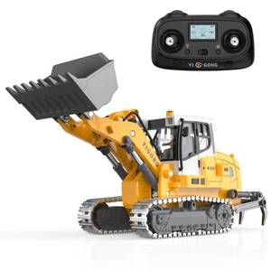 lot 19202 image: KidsFaves RC Bulldozer Metal Micro-Scale with Leadscrew