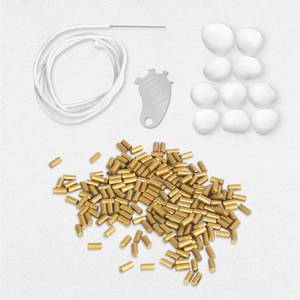lot 20187 image: Lighter Repair Kit �� 40 Wick, 200 Flints, Cotton
