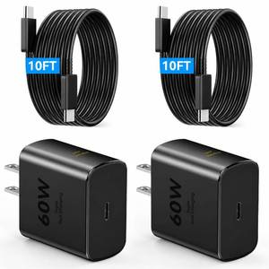 lot 20199 image: Duloch 60W USB-C Fast Charger with 10FT Cable
