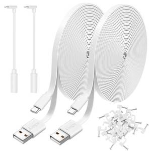 lot 20440 image: 20ft USB-C Power Extension Cable 2-Pack