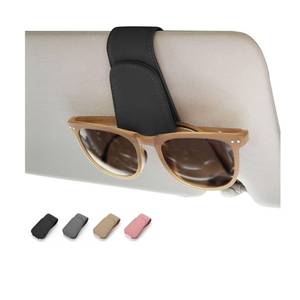lot 20481 image: Ompellus Magnetic Leather Car Sunglass Holder