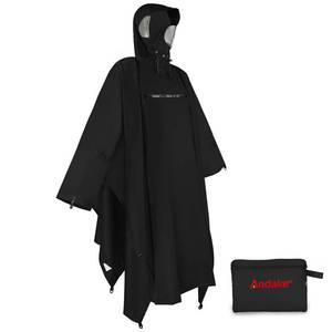 lot 20488 image: Andake Waterproof Rain Poncho with TPU Windows