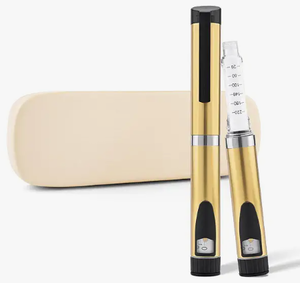 lot 8268 image: Gold Tone Peptide pen injector missing pieces