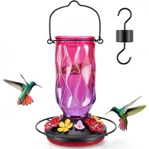 lot 1519 image: Kingsyard Glass Hummingbird Feeder Hanging