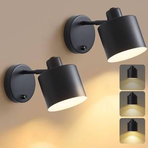 lot 1530 image: Lightess Black Farmhouse Wall Sconce Set of 2
