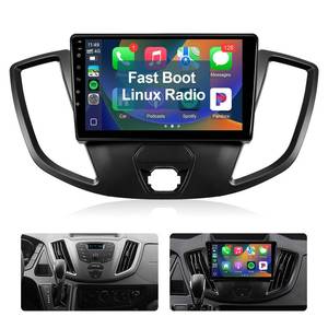 lot 1555 image: Leadfan Linux Car Radio for Ford Transit 2013-2019