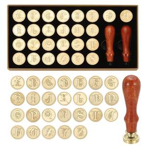 lot 2165 image: PATIKIL 26 Letters A-Z Alphabet Wax Seal Stamp Kit