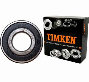 lot 2174 image: Timken 6204-2RSC3 Double Rubber Seal Bearings 2-Pack