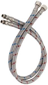 lot 2195 image: Homevacious 32-Inch Stainless Steel Supply Lines