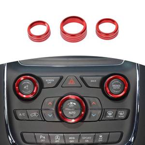 lot 2203 image: RT-TCZ Aluminum Audio Switch Trim Ring Cover Dodge Challenger