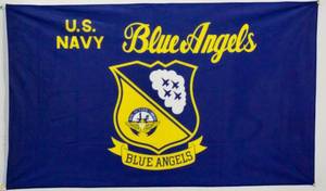 lot 2223 image: MWS U.S. Navy Blue Angels 3x5 Flag
