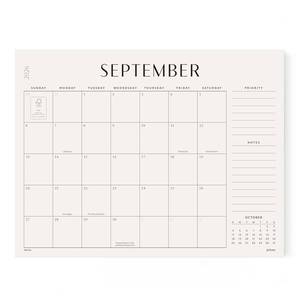 lot 2230 image: Jotsome Desk Calendar 2026-2027 22x17 Academic