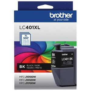 lot 8403 image: Brother LC401XLBK High Yield Black Ink Cartridge