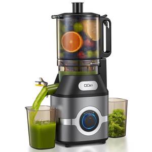 lot 9528 image: Cold Press Juicer Slow Masticating Machine with 5.5 Inch Chute(Gray)