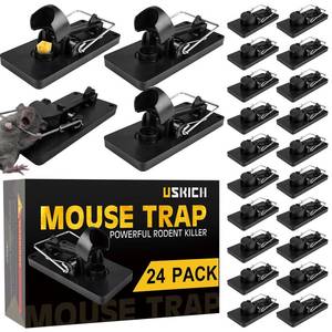 lot 9535 image: 24 Pack Mouse Traps Indoor for Home,Mice Traps for House,Reusable Mouse Trap that Work,Small Mice Catchers for Home Indoor, Quick-Set Mousetraps for House Effective