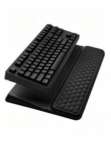 lot 9549 image: Computer Keyboard Stand with Wrist Rest Support Pad, Black