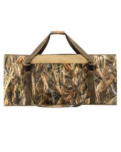 lot 9592 image: LIFXIZE 12 Slot Duck Decoy Bag with Carrying Padded Shoulders Hunting Blind Camo Printing Duck Decoy Bag with Smart Mesh Bottom Drainage System