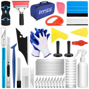 lot 10216 image: DIYSELF 45-Piece Window Tint Kit, Complete Window Tint Tools for Car Film