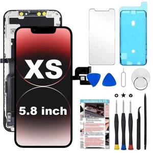 lot 10217 image: Fixerman for iPhone Xs Screen Replacement 5.8 inch, 3D Touch LCD Display Digitizer Assembly with Repair Tools - Model A2097, A1920, A2100, A2098