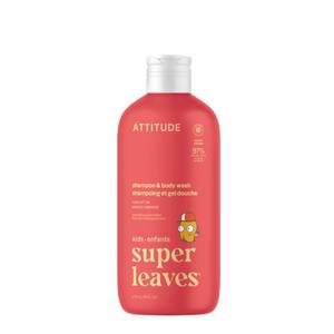 lot 10227 image: ATTITUDE Kids Shampoo & Body Wash 2-in-1, EWG Verified, Mango, 16 Fl Oz