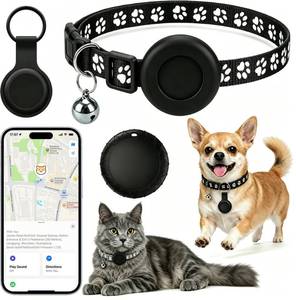 lot 10231 image: GPS Tracker for Dogs and Cats (No Subscription Required), GPS Tracker for Pet Collars, ��Apple MFi Certified��Works with iOS Find My, Global Real-Time Tracking, IP67 Waterproof, Suitable for Cats, Dogs