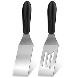 lot 10241 image: Stainless Steel Mini Spatula (2PC),Small Turners for Cake Brownies Pancakes