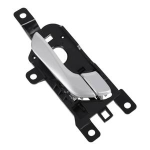 lot 10243 image: Motoforti Rear Right Passenger Side Interior Door Handle for Hyundai Santa Fe 2013-2018 Inside Door Handle No.836202W000 Black Silver Tone 1 Pc