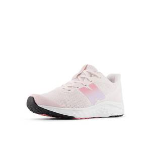 lot 10259 image: New Balance Kids Fresh Foam Arishi V4 Lace-Up Running Shoe, Pink SaltDouble Bubble, 6.5 W Big Kid