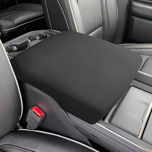lot 10260 image: JOYTUTUS Center Console Cover Compatible with 2013-2025 2026 Ram 1500 2500 3500, Neoprene Arm Rest Armrest Cover for Car, Middle Console Cover Lid