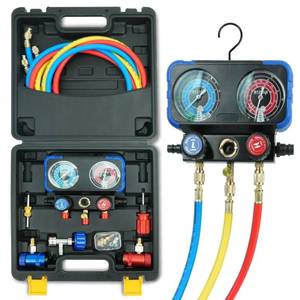 lot 11877 image: Calpose 3-Way Gauge Set for R1234yf Refrigerant