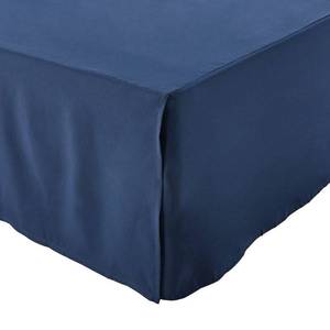 lot 11895 image: Amazon Basics Full Bed Skirt, Navy Blue, 54x75 Inches