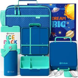 lot 11896 image: Fimibuke Kids Bento Lunch Box Set With Water Bottle