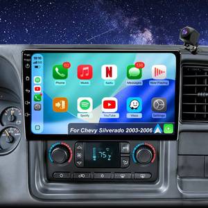 lot 11900 image: 64GB Android Car Radio for Chevy SilveradoGMC Sierra 2003-2006