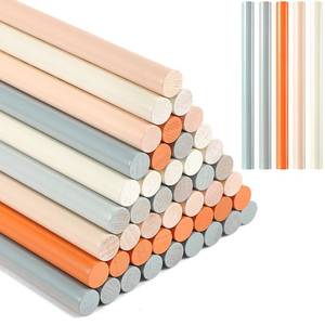 lot 11926 image: Halloscume Rhythm Sticks 50 Pc Set 8 Inch Wooden