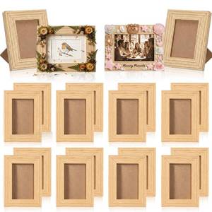 lot 11943 image: Novabright 12 Pc Wooden Picture Frames 2 x 3