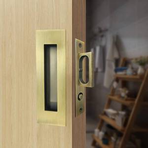 lot 12295 image: Senharvest Recessed Finger Flush Pulls Antique Brass 4.72in