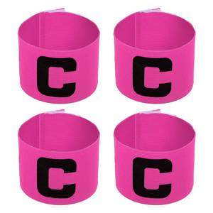lot 12306 image: PATIKIL Soccer Captain Armband, 4-Piece Pink Nylon