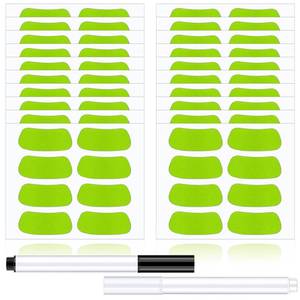 lot 12316 image: Leelosp 160 Pc Sports Eye Black Stickers Baseball Eye Strips