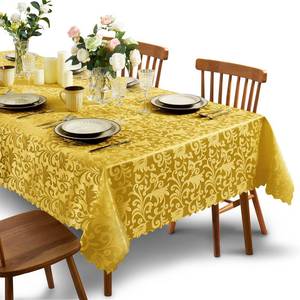 lot 12327 image: Damask Rectangle Tablecloth 60 x 102