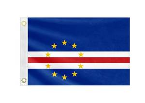 lot 12329 image: MTTUOU Cape Verde Double Sided Flag 12x18 Inch