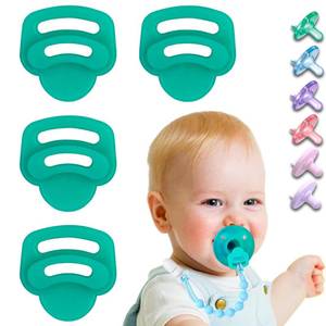 lot 12333 image: Qunland Pacifier Clip Adapter Ring for Avent Soothie, 4-Pack