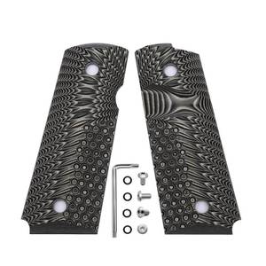 lot 12348 image: Guuun G10 Grips for 1911 CompactOfficer OPS Eagle Wing