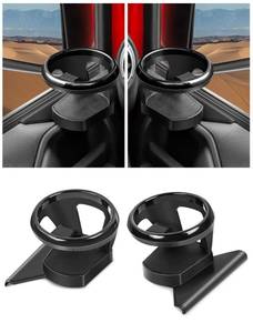 lot 17315 image: Savadicar Front Door Cup Holder for 2011-2018 Jeep Wrangler JK