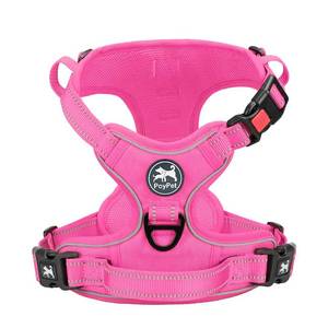 lot 18167 image: PoyPet No Pull Dog Harness, Reflective Vest, Size M