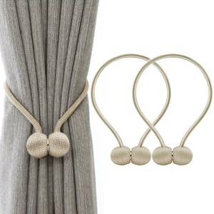 lot 18195 image: IHClink Magnetic Curtain Tiebacks Clips 1 Pair