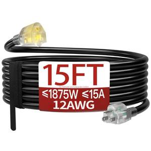 lot 18504 image: 15 FT 12 Gauge Outdoor Extension Cord