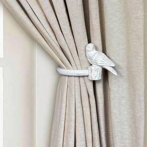 lot 18507 image: ILAISIHOME Curtain Holdback with Resin Bird, Set of 2