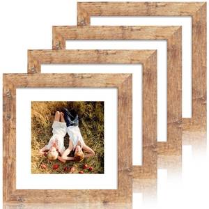 lot 19261 image: iRahmen 8x8 Picture Frame Set of 4 with Glass