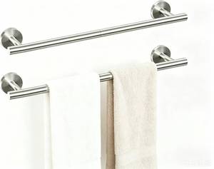lot 19263 image: TAUN Stainless Steel Towel Bar 20 Inch 2-Pack
